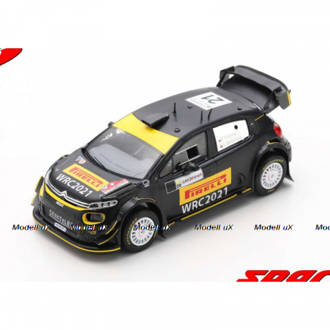 Citroen C3 SaintLoc Racing Rally Sardegna 2020 Pirelli Tyres Test - Petter Solberg - Andreas Mikkelsen, S6574, Spark 1:43