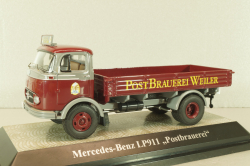 Mercedes-Benz LP911 "Post Brauerei" truck 1963, dark red, 12156, Premium ClassiXXs 1:43