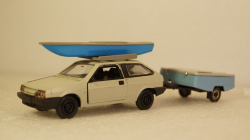 Ваз-2108 с прицепом Скиф-М и лодкой, Компаньон 1:43