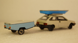 Ваз-2108 с прицепом Скиф-М и лодкой, Компаньон 1:43