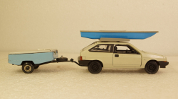 Ваз-2108 с прицепом Скиф-М и лодкой, Компаньон 1:43