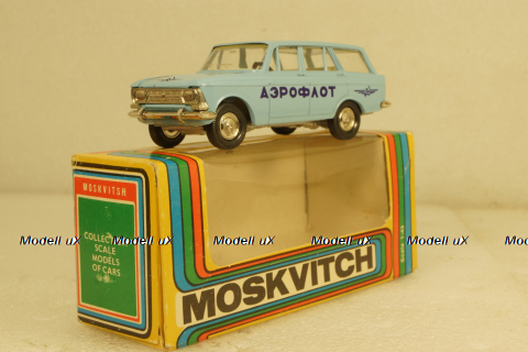 Москвич-427, Аэрофлот, январь 87г., Тантал/Радон 1:43