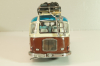 Setra S6 bus Marti 1955, with 4 figuren, brown/cream, 02824, Schuco 1:43