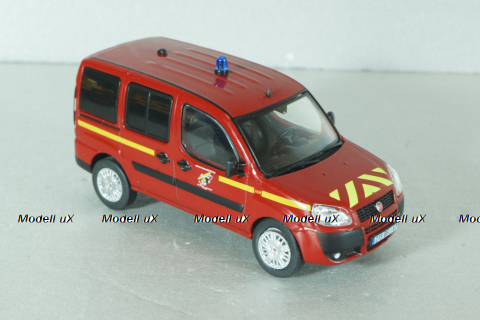 Fiat Doblò VLCDG - véhicule léger chef de groupe (Bas-Rhin), Sapeurs-Pompiers №62, Altaya 1:43 С журналом!