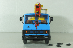 КС-3577 Ивановец, автокран на шасси Маз-5337, синий/желтый,  собран из кита, AVD models 1:43