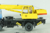 КС-3577 Ивановец, автокран на шасси Маз-5337, синий/желтый,  собран из кита, AVD models 1:43