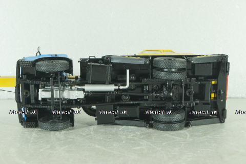 КС-3577 Ивановец, автокран на шасси Маз-5337, синий/желтый,  собран из кита, AVD models 1:43