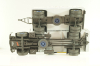 Bussing 8000 truck with trailer "Danzas" 1950 #1, grey, 06253, Schuco 1:43 