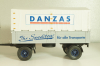 Bussing 8000 truck with trailer "Danzas" 1950 #2, grey, 06253, Schuco 1:43