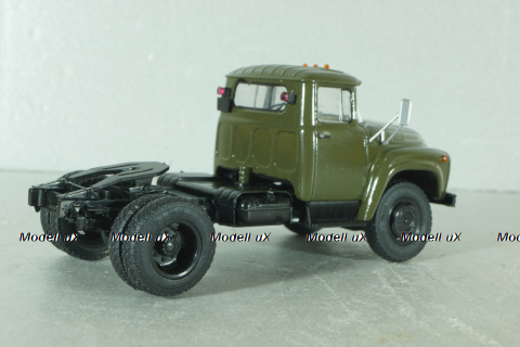 Зил-130В1 тягач, хаки, Автоистория 1:43