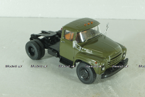 Зил-130В1 тягач, хаки, Автоистория 1:43