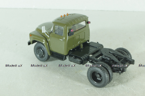 Зил-130В1 тягач, хаки, Автоистория 1:43