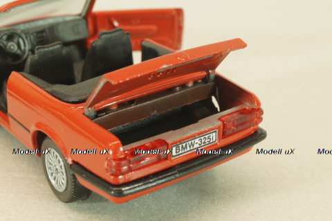 BMW 325i (E30) cabrio, red, 1110R, GAMA 1:43 