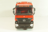 Mercedes-Benz Actros 1846 tractor with semi trailer tankwechsel system "Hoyer", red/white, 564/02, NZG 1:43