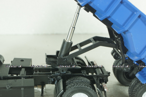 Маз-5432 с п/прицепом самосвалом Маз-5232В сірий/синій, АвтоИстория 1:43