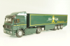 Mercedes-Benz SK 1850 LS tractor with semi-trailer tank "After Eight" 1994, green, 313,  NZG 1:43
