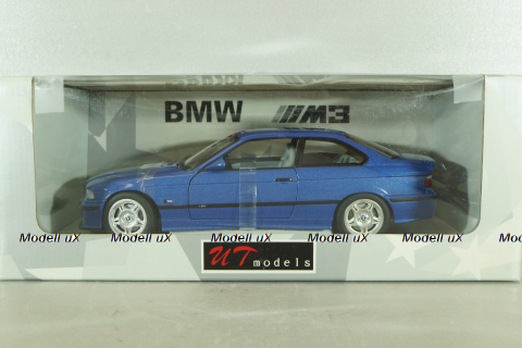 BMW M3 (E36) Coupe 1992, blue metallic, 20467, UT Models 1:18