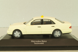 Mercedes-Benz E220 (W210) Taxi 1995, beige, B66005731, Herpa 1:43