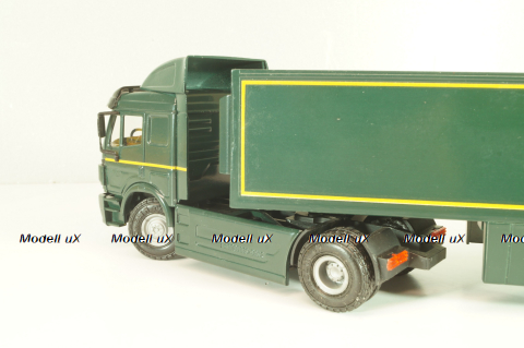 Mercedes-Benz SK 1850 LS tractor with semi-trailer tank "After Eight" 1994, green, 313,  NZG 1:43