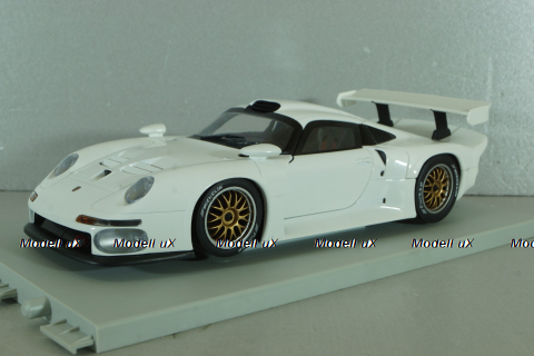 Porsche 911 GT 1 1996, white, 180966600, UT Models 1:18