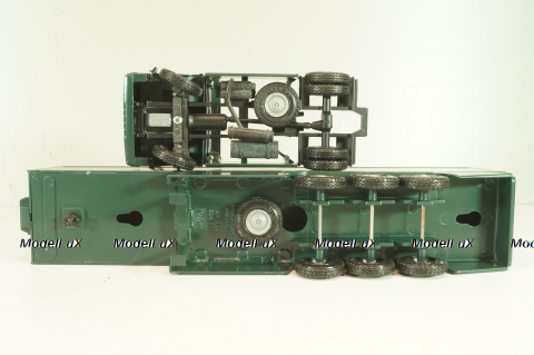 Mercedes-Benz SK 1850 LS tractor with semi-trailer tank "After Eight" 1994, green, 313,  NZG 1:43