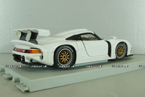 Porsche 911 GT 1 1996, white, 180966600, UT Models 1:18