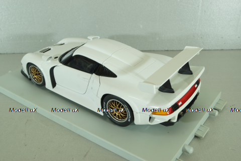 Porsche 911 GT 1 1996, white, 180966600, UT Models 1:18