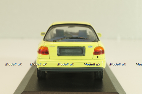Ford Mondeo Fastback (MK3) 1992, yellow, 082071, Minichamps 1:43