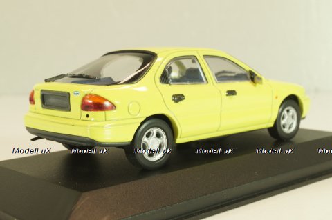 Ford Mondeo Fastback (MK3) 1992, yellow, 082071, Minichamps 1:43