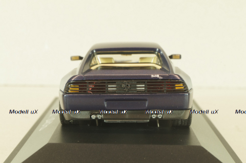 Ferrari 348 tb coupe 1989, dark matt blue, 010115, Herpa 1:43
