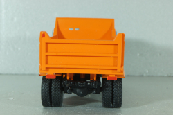 Маз-5549 грузовик с самосвальным кузовом 1983, синий/оранжевый, Наш Автопром 1:43