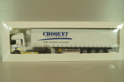 Renault T480 with semi-trailer "Choquet" 2021, white, 118161, Eligor 1:43