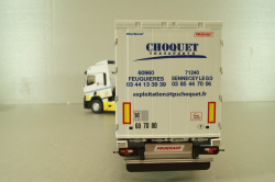 Renault T480 with semi-trailer "Choquet" 2021, white, 118161, Eligor 1:43