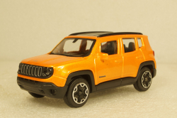 Jeep Renegade 2014 orange, Burago 1:43