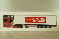 Renault Magnum  AE500 with semi-trailer fridge "Norbert Dentressangle" 2008, red/white, 117415, Eligor 1:43