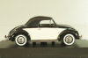 Volkswagen Hebmuller Cabriolet 1950, black/beige, built on VW Beetle (Typ 14), 052140, Minichamps 1:43