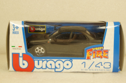 Subaru Impreza matt black, Burago 1:43