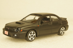 Subaru Impreza matt black, Burago 1:43