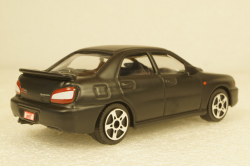 Subaru Impreza matt black, Burago 1:43