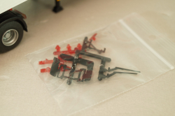 Renault Magnum  AE500 with semi-trailer fridge "Norbert Dentressangle" 2008, red/white, 117415, Eligor 1:43