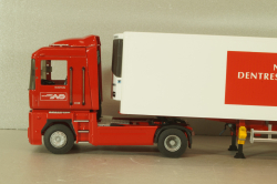 Renault Magnum  AE500 with semi-trailer fridge "Norbert Dentressangle" 2008, red/white, 117415, Eligor 1:43