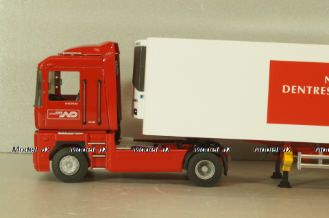 Renault Magnum  AE500 with semi-trailer fridge "Norbert Dentressangle" 2008, red/white, 117415, Eligor 1:43