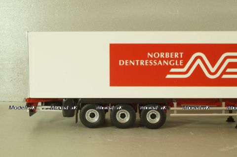 Renault Magnum  AE500 with semi-trailer fridge "Norbert Dentressangle" 2008, red/white, 117415, Eligor 1:43