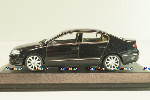 Volkswagen Passat (B6) 2005, black, 3C0099300C9X, Minichamps 1:43