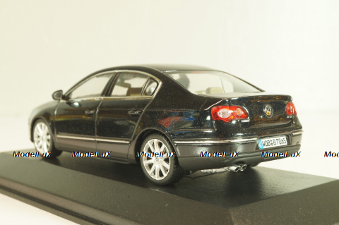 Volkswagen Passat (B6) 2005, black, 3C0099300C9X, Minichamps 1:43