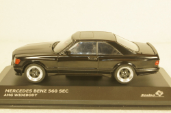 Mercedes S-Class 560SEC AMG (C126) Wide Body 1990, black, 4310901, Solido 1:43