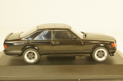 Mercedes S-Class 560SEC AMG (C126) Wide Body 1990, black, 4310901, Solido 1:43