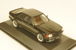 Mercedes S-Class 560SEC AMG (C126) Wide Body 1990, black, 4310901, Solido 1:43