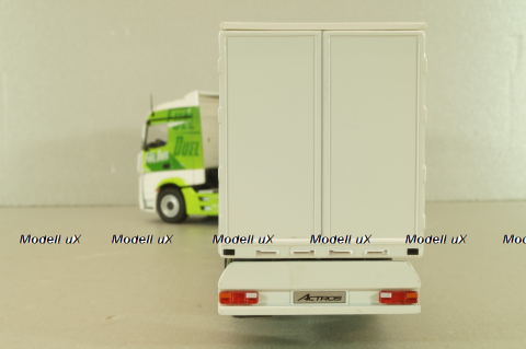 Mercedes-Benz Actros FH25 GigaSpace 4x2 2012 with semi-trailer "Mercedes-Benz", green/silver, 8622/03, NZG 1:50