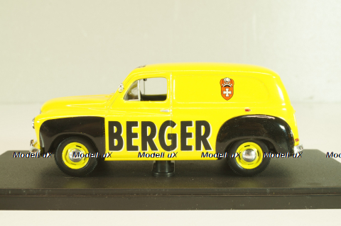 Renault Colorale "Berger" 1951, yellow/black, Atlas 1:43